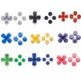 thumbnail image 2 of PS5/PS5 Slim Crystal Buttons - Colorful DIY Replacement D-Pad & Function Buttons, Transparent Custom Gamepad Buttons for PS5 DualSense Controller, 2 of 10