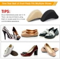 thumbnail image 6 of MSHUN Soft Sponge Adjustable Shoe Filler, 4 Pieces Toe Filler Inserts Unisex Breathable Soft Big Toe Plug Forefoot Pad Shoe Filler for High Heel Foot Pain Relief for Women Girls (Apricot), 6 of 7