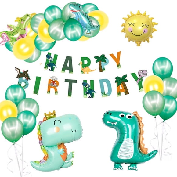 Globos decorativos para fiesta Dinosaurios Bebes