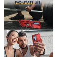 thumbnail image 6 of for Galaxy A15 5G Case, Samsung A15 5G Case with Camera Cover & 360° Kickstand Ring with Tempered Glass Screen Protector, Military Grade Shockproof Protective for A15 5G Phone Case Red, 6 of 13