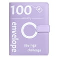 thumbnail image 2 of Riforla 100 Envelope Loose Leaf Book Couple Envelope Budget Notebook Office&Craft&Stationery Purple, 2 of 9
