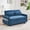 Blue, variant on 55" Adjustable Back Convertible Sofa Bed, Pull-Out Loveseat Sleeper with Storage Pockets, Modern Loveseat Sofa Sleeper with USB Ports for Living Room, Offices, Blue