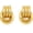 Knot Double Gold C, variant on Trendy Gold Plated Knot Earrings for Women Chunky Statement Drop Dangle Earrings Lightweight Hypoallergenic Fashion Accessories Gold Jewelry Gifts for Womens