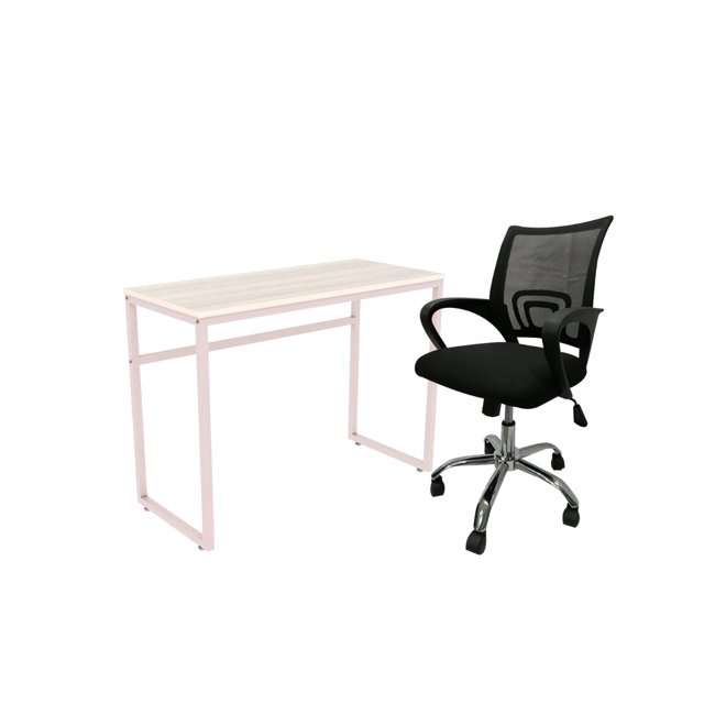 Kit Basico Escritorio y Silla Home Office Genova 107 Lari Mundo In Oficina