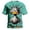 Mint Green, variant on Mens Crew Neck Short Sleeve Graphic T-Shirts Funny Print Soft Casual Streetwear Novelty Oversized Tee Shirt