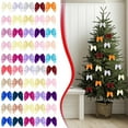 thumbnail image 2 of Gnwei Multicolor Bows, Mini Ribbon Bows 50 Pcs Christmas Mini Bow Tiny Twist Tie Bow Handmade Craft Gift Wrapping Ribbon for DIY Sewing Xmas Tree Wreath Party Decor, 2 of 7
