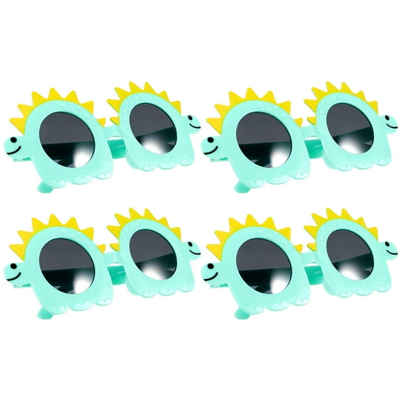 Raindrops  4 Pcs Party Supplies Favors Fun Dinosaur Glasses Child Baby Green