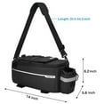 thumbnail image 3 of Mosiso Bike Rack Bag Shoulder Bag Waterproof Bike Trunk Cooler Bag  Cycling Bike Backseat Storage Cargo Luggage Saddle Insulated Bicycle Rear Seat Bag, 3 of 7