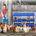 thumbnail image 4 of GloryStar Chicken Nesting Boxes for Chickens, 8/10 Hole Metal Roll Away Nest Box with Lid Cover for Chicken Coop, Easy Egg Collection and Egg Protection, Hen Roosting Boxes, 4 of 7