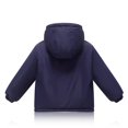 thumbnail image 3 of Usaibhir Toddler Kids Boys Winter Coat Girls Down Jacket Hooded Fleece Outwear Padded Puffer Jacket With Pockets 2-12T, 3 of 9