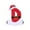 D, variant on Dmlowu 26 Letter Christmas Tree Ornaments - Personalized Christmas Ornaments for Xmas Tree, DIY Christmas Tree Decorations Pendant for Party Holiday Hanging Gifts