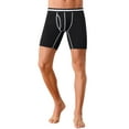 thumbnail image 4 of INSPIRAR CHIC Calzoncillos Largos con Cintura Elástica para Hombre 34 Negro, 4 of 6