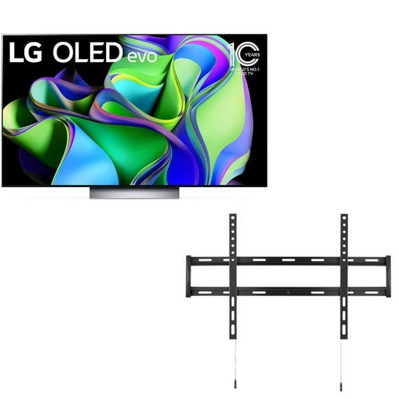 LG OLED 83" Tv with wallmount (OLED83C3PUA + Wallmount)