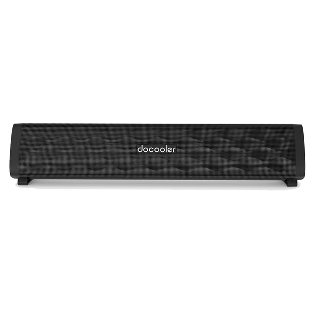 Altavoz multimedia Docooler S2 Altavoz multimedia de escritorio USB con efecto de sonido envolvente de 360 ° Ajuste de volumen independiente USB + enchufes individuales de 3,5 mm Docooler Altavoz multimedia