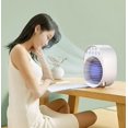 thumbnail image 3 of Mini aire acondicionado portátil, aire acondicionado móvil sin escape, aire acondicionado portátil recargable por USB, humidificador de aire pequeño, 178*136*93 cm, 320 g, 3 of 4