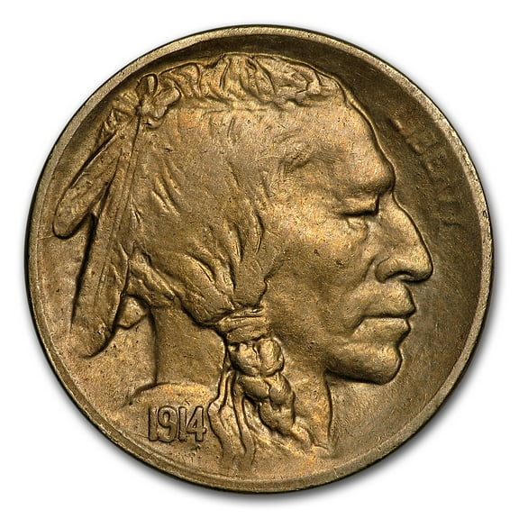 1914-S Buffalo Nickel AU