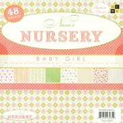 Nana's Nursery Baby Girl Paper Stack 8X8 48 Sheets/Pad