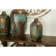 thumbnail image 2 of DecMode 12" Handmade Distressed Multi Colored Ceramic Vase, 2 of 8