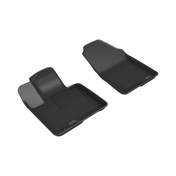 3D MAXpider Custom Fit Kagu Floor Mat (Black) Compatible with Hyundai Santa Cruz 2022-2025 - Front Row