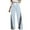 Gray, variant on DeHolifer Sweatpants for Women High Waist Strip Print Drawstring Wide Leg Baggy Pocket Joggers Sweatpants Gray S