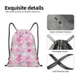 thumbnail image 6 of Kdxio Sunflower Rabbit Print Drawstring Backpack Bag,Waterproof Draw String Back Sack, Gym Drawstring Bags Swim Bag For Unisex, 6 of 9