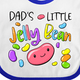 thumbnail image 4 of Inktastic Dads' Little Jellybean Cute Easter Candy Boys or Girls Baby Bib, 4 of 4