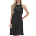 thumbnail image 1 of PENGXIANG Femmes Été Débardeur Robe Décontractée Cou Robes Courtes, 1 of 6