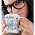 thumbnail image 2 of 3drose, Pastel Watercolor Illustration Flower Frame Typography- Days of Summer, 11oz Mug, 2 of 6