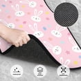 thumbnail image 3 of Balery Easter Cute Rabbit Juego de 4 Alfombrillas para Auto, Revestimientos de Caucho Resistente, Diseño Antideslizante, 3 of 7