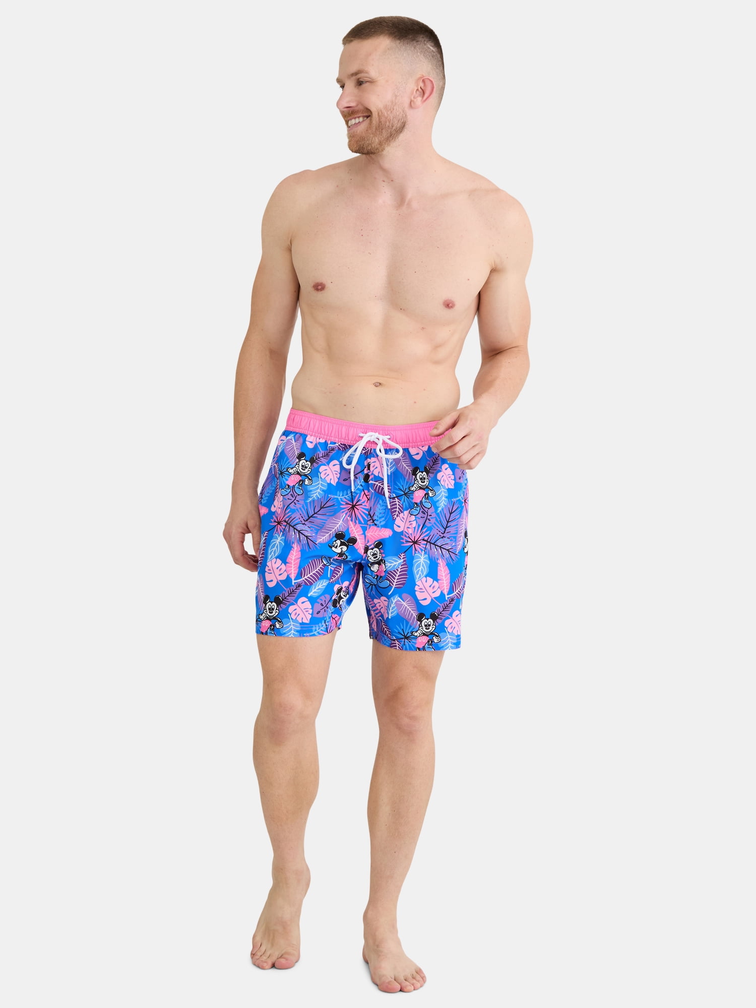 License Men’s & Big Men's Graphic Swim Shorts, Sizes S-3XL