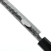 MITSUMOTO SAKARI 7 inch Japanese Santoku Chef Knife, High Carbon Stainless Steel Kitchen Cooking Knife