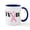 White/Navy Inside, variant on CafePress - BCS Mug - 11 oz Ceramic Mug - Novelty Coffee Tea Cup