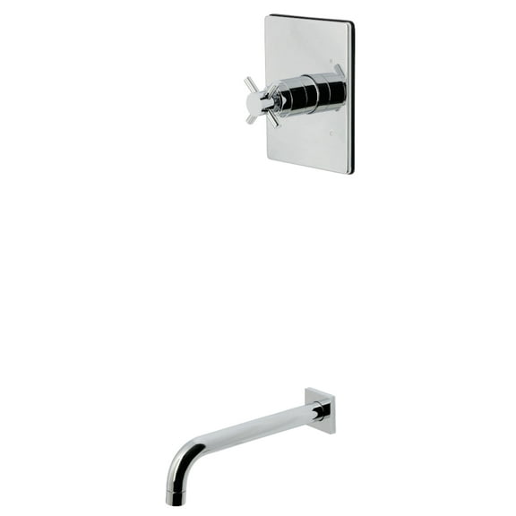 Kingston Brass KB6341DXTO Concord Single-Handle Pressure Balanced Tub Faucet, Polished Chrome