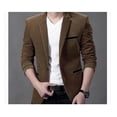 thumbnail image 1 of Traje casual de pana de primavera y otoño para hombre, traje de negocios ajustado para jóvenes, chaqueta de hombre, 1 of 5