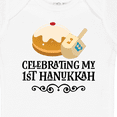 thumbnail image 4 of Inktastic 1st Hanukkah Childs Dreidel Boys or Girls Baby Bodysuit, 4 of 5