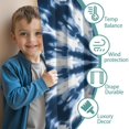 thumbnail image 3 of Blackout Kids Curtains,Blue Tie Dye Starburst Pattern Childrens Insulated Curtains Set Of 2,Bedroom Essentials,Toddler Room Decor 42"x54", 3 of 5