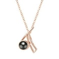 thumbnail image 1 of Iumwxz Valentine's Day 100 Languages I You Present 26 Letters Projection Necklace, 1 of 1