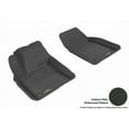 thumbnail image 2 of 3D MAXpider 2007-2013 Fits Volvo C30 Kagu 1st Row Black Carbon Fiber Embossed Pattern Floor Mat L1VV00711509, 2 of 3