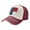 Dark Red, variant on Men Women Retro North-Carolina Flag Distressed Twill Cotton Baseball Cap Vintage Adjustable Dad Hat