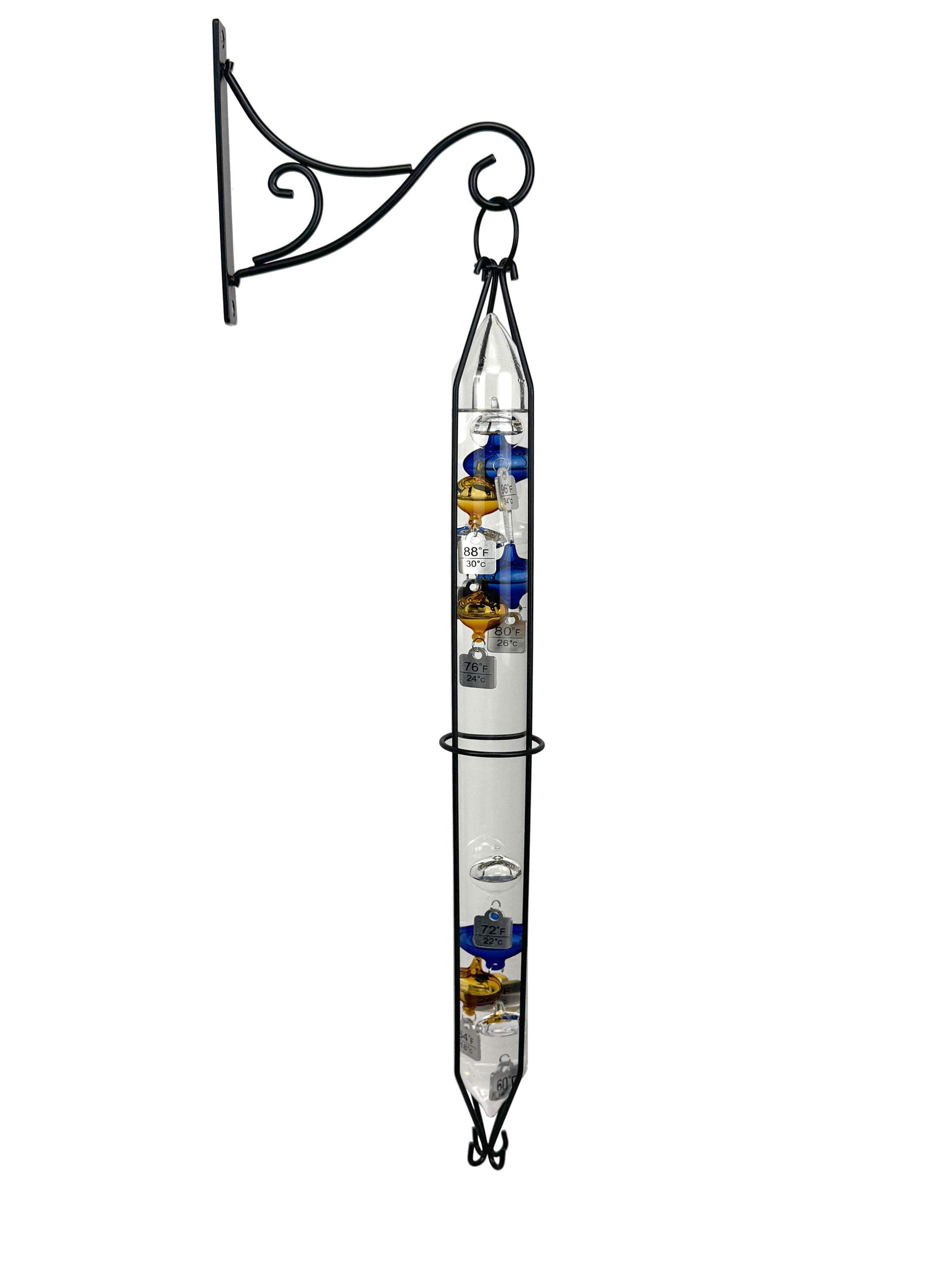 Outdoor Hanging (23" Tall) Galileo Thermometer - 2025 Update
