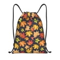 thumbnail image 1 of Fotbe Colorful Maple Leaves Bolsa Mochila con Cordón Estampada, Bolsa de Gimnasio Deportiva, Bolsa Cinch, Bolsa con Cordón para Hombres y Mujeres-Small, 1 of 6