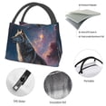 thumbnail image 4 of Honeii Night Sky Wolf Print Cooler Bag Insulated, Large Leakproof Soft Sided Portable Cooler Bag,Lunch Box Lunch Bag, 4 of 6