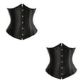 thumbnail image 1 of maskred Shapewear Corset à Lacets et Confortable Noir 5XL 2Set Femmes, 1 of 6