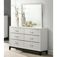 thumbnail image 4 of Stout Contemporary Panel Bedroom Set in White Finish with Queen Bed, Dresser, Mirror, Night Stand, 4 of 11