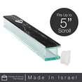 thumbnail image 4 of A&S Mezuzot Modern Glass Mezuzah Case in Shatterd Glass Design Waterproof Judiaca Door Mezuzah Home Blessing and Protection Cover (Black, 5 Inches), 4 of 4
