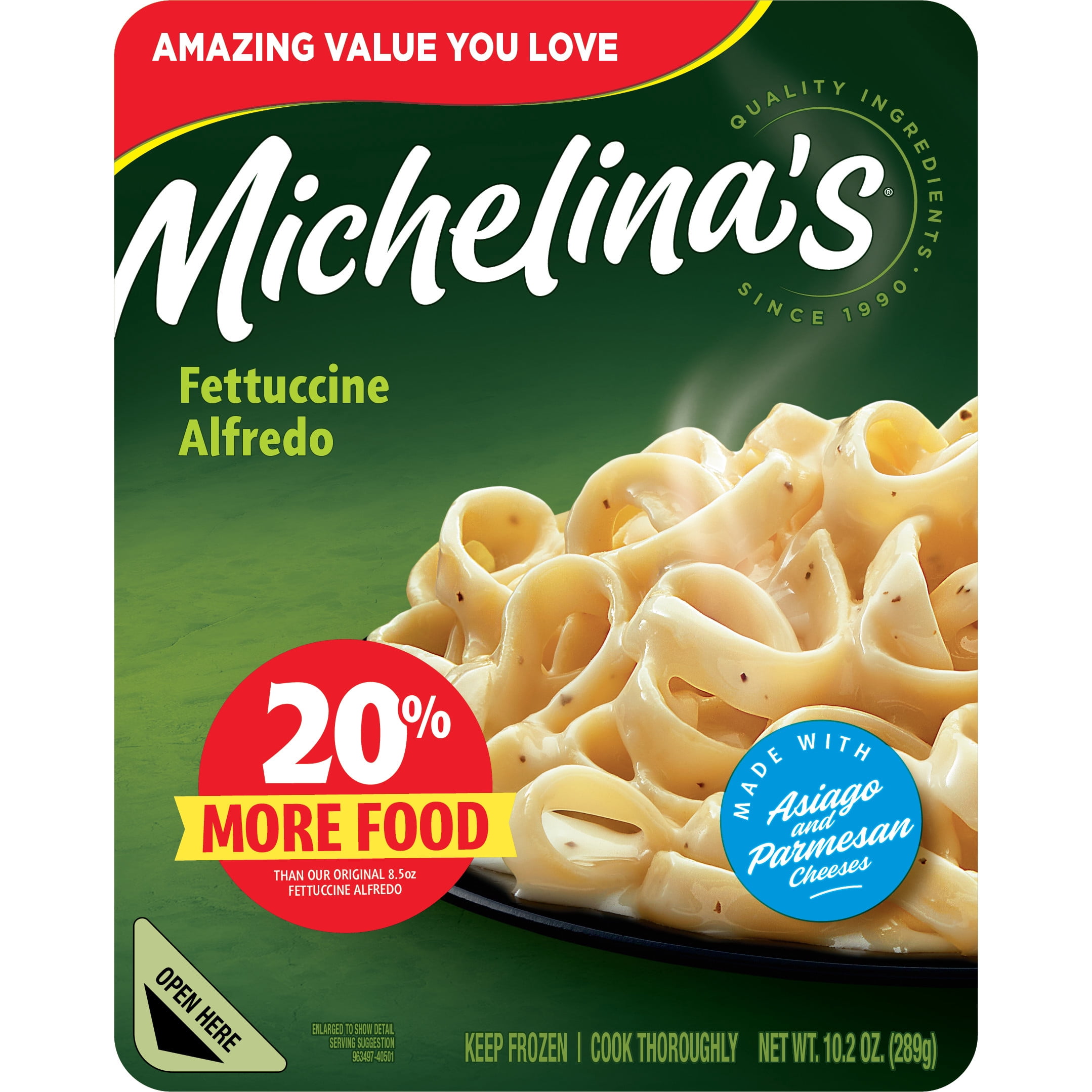 Frozen Single-Serve Pasta Meals Variety Bundle, 3 Pack