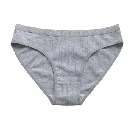 New & Trending  Women s Low Waisted Underwear  Cotton Briefs  Seamless Design  Comfort Fit  Daily Use  Soft & Breathable  Sizing: S-2XL  Womans Plus Size Tops | Gray S  Sopatenor