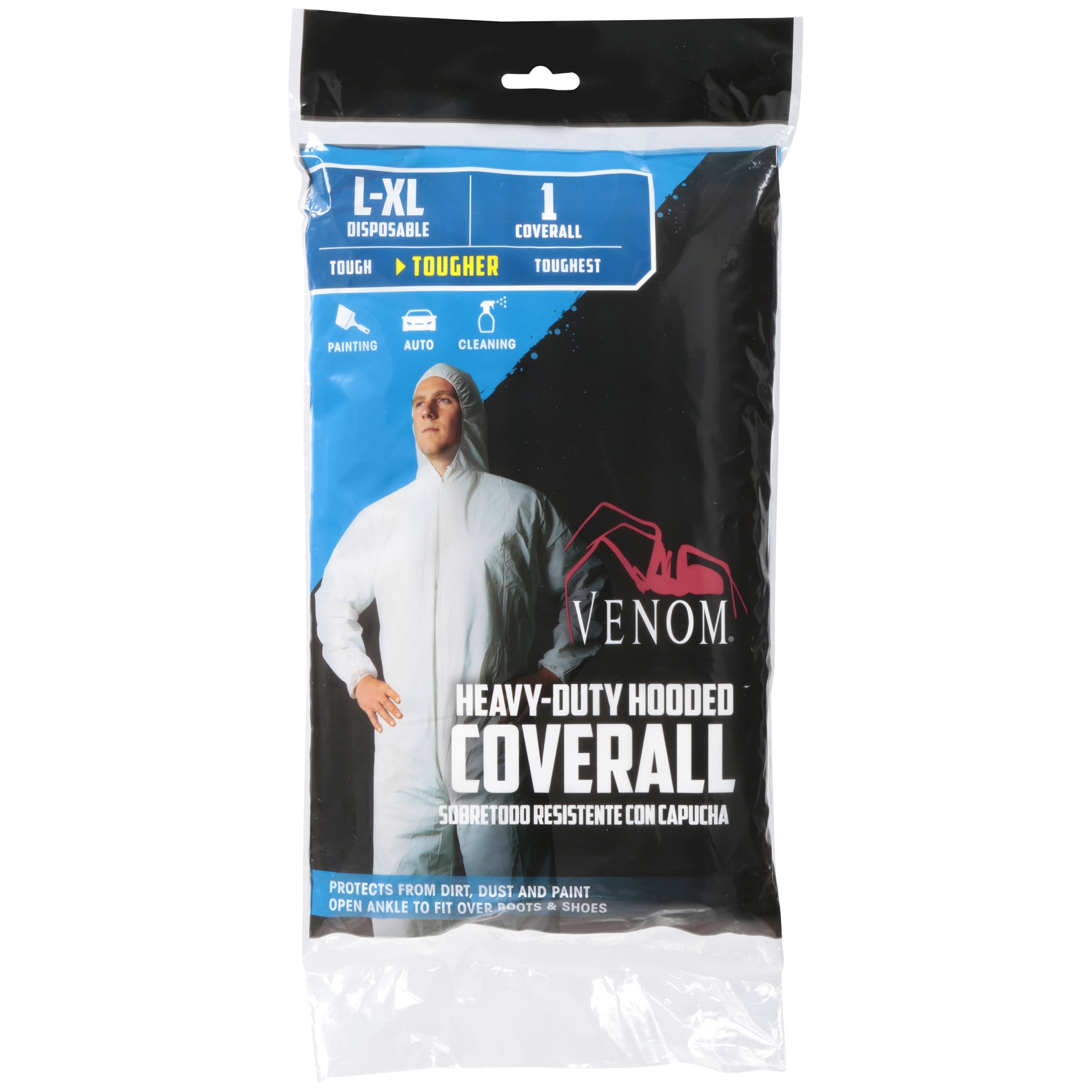 Venom L-XL Heavy-Duty Hooded Coverall by Medline Industries, Inc.
