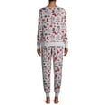 thumbnail image 5 of Secret Treasures Women's and Women's Plus Long Sleeve Top and Ankle Pants Pajama Set, 5 of 6