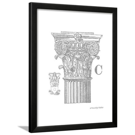 Gray Column C Framed Print Wall Art By Gwendolyn Babbitt